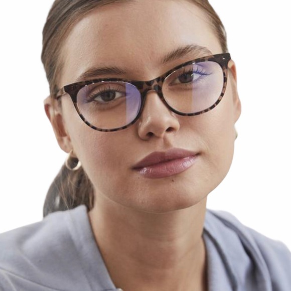 DIFF Jade Bluelight Glasses Dark Cheetah Frames - Picture 2 of 7